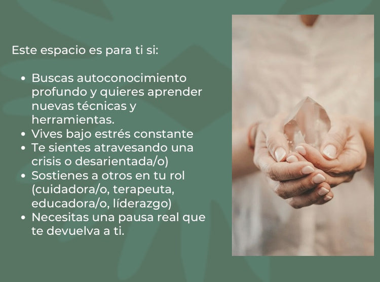CONFERENCIA & Taller: Prácticas restaurativas para el Alma - con - Sol Deva Nita