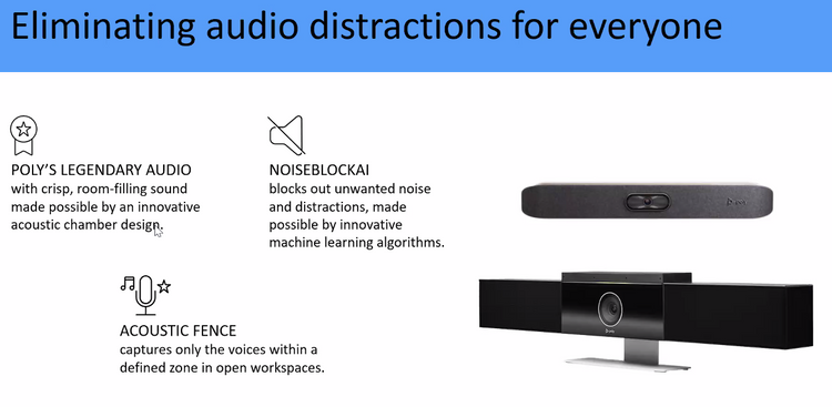 #PolyP15 #webcam #Unidad-de-Video #4k #Acoustic-Clarity #NoiseBlockAI #AcousticFence #homeoffice #dongle #USB #fullHD #videollamada #barraUSB #Pedestal-MX #WorkswithGoogleMeet