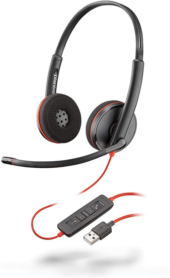 #Blackwire #C3220 #auriculares #headset #estéreo #USB-A #Microfono #anulacionde ruido #SounGuard #Wire #Pedestal-Mx